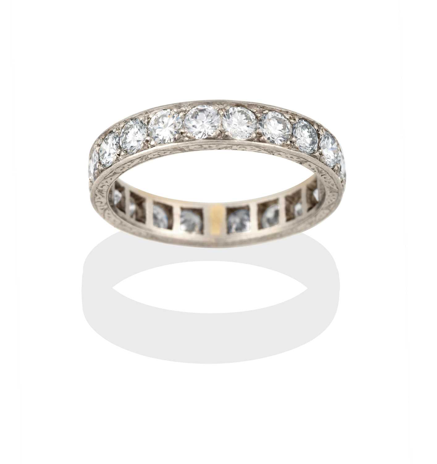 Lot 2004 - A Diamond Eternity Ring