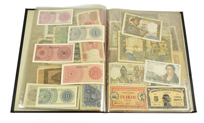 Lot 2296 - 54 x European and World Banknotes, to include...