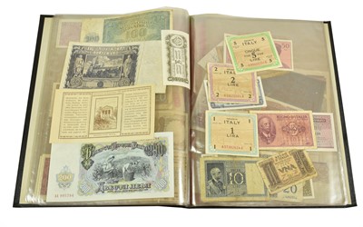 Lot 2296 - 54 x European and World Banknotes, to include...