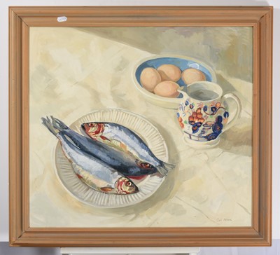 Lot 1158 - Ceri Allen (Contemporary) Kitchen Still Life...