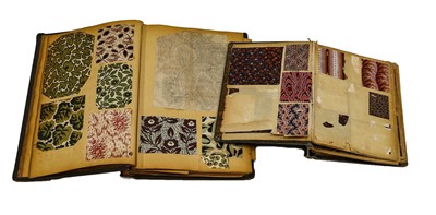 Lot 2196 - Album of 19th Century Dress Fabric Designs,...