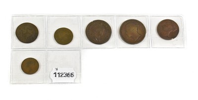 Lot 2048 - Isle of Man Coinage, to include: James Stanley...