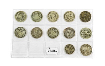 Lot 2067 - 4 x Crowns, comprising: George IV 1821 S3805,...