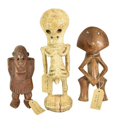 Lot 3215 - A Luba Skeleton Figure, D.R.C., carved from a...