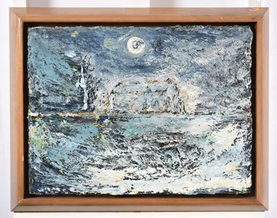Lot 1108 - Kitty North (b.1963) "Night Farm" Signed and...