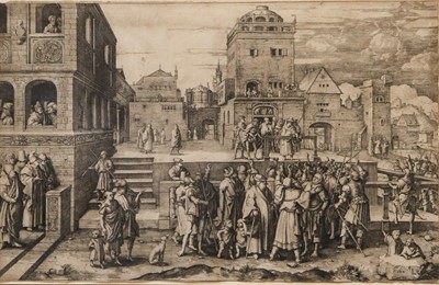 Lot 1123 - After Lucas Van Leyden (1494-1533) Ecce Homo...