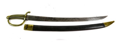 Lot 3152 - A French XIII Sabre-Briquet, the 59.5cm single...