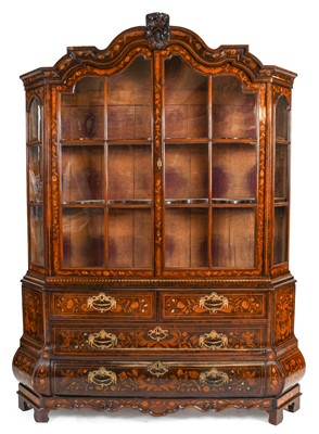 Lot 321 - ~  A 19th Century Dutch Walnut and Marquetry...