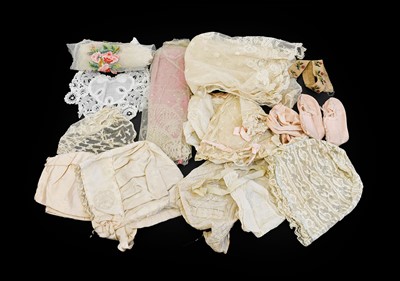 Lot 2003 - Assorted Early 20th Century Lace and Baby...