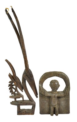 Lot 3223 - A Bambara Chi-Wara Female Antelope Crest...