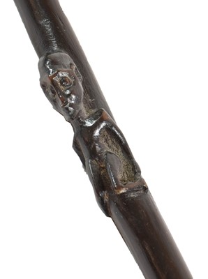 Lot 3230 - An Xhosa Chief's Staff, of dark hard wood,...