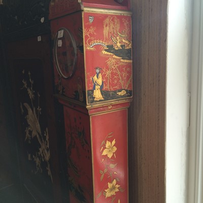 Lot 97 - An early 20th century Chinoiserie red...