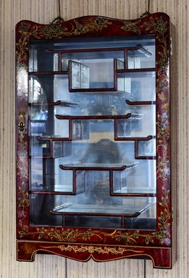 Lot 111 - A 1950's chinoiserie bureau, 77cm by 41cm by...