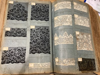 Lot 2288 - Late 19th Century French Lace Sample Book,...