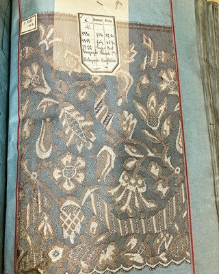 Lot 2288 - Late 19th Century French Lace Sample Book,...