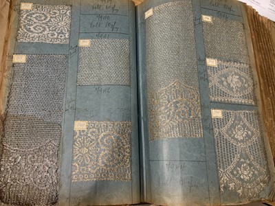 Lot 2288 - Late 19th Century French Lace Sample Book,...