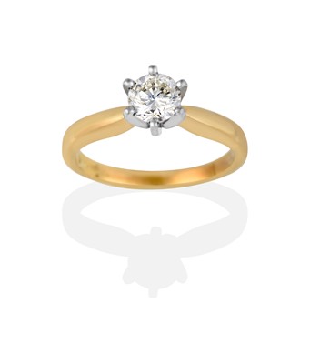 Lot 2399 - An 18 Carat Gold Diamond Solitaire Ring