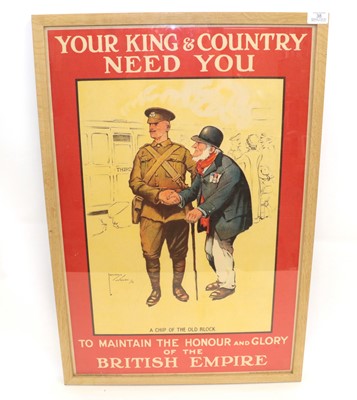 Lot 3056 - A First World War Recruiting Poster - Lawson...