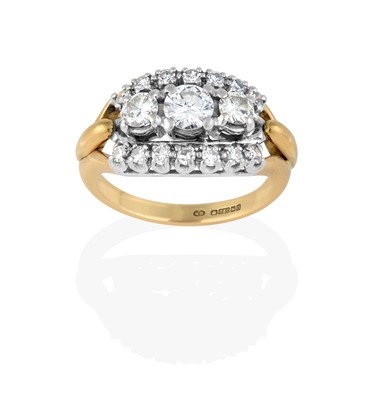 Lot 2308 - An 18 Carat Gold Diamond Ring