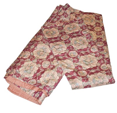Lot 2112 - Pair of Early 20th Century French Whole Cloth...