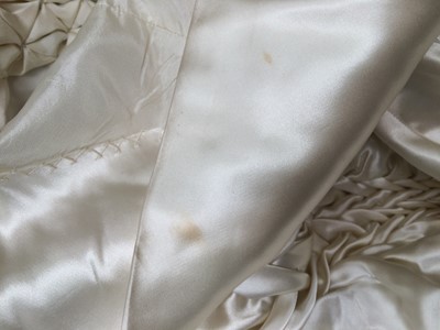 Lot 2061 - A Stylish 1939 Ivory Silk Satin Wedding Dress,...