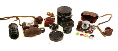 Lot 2316 - Various Cameras And Lensed