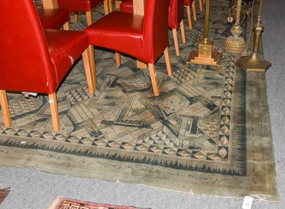 Lot 1117 - A 1930's Art Deco machine made carpet, the...