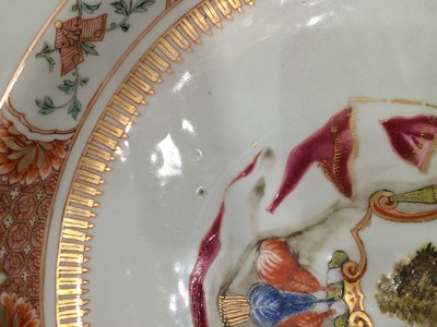Lot 83 - ^ A Pair of Chinese Armorial Porcelain Dishes,...