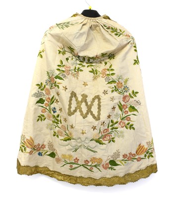 Lot 2113 - Early 19th Century Embroidered Silk Dress...