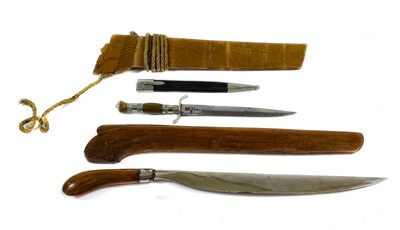 Lot 3157 - A 19th Century German Hunting Knife, one side...