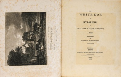 Lot 2028 - Wordsworth (William) The White Doe of Rylstone;...