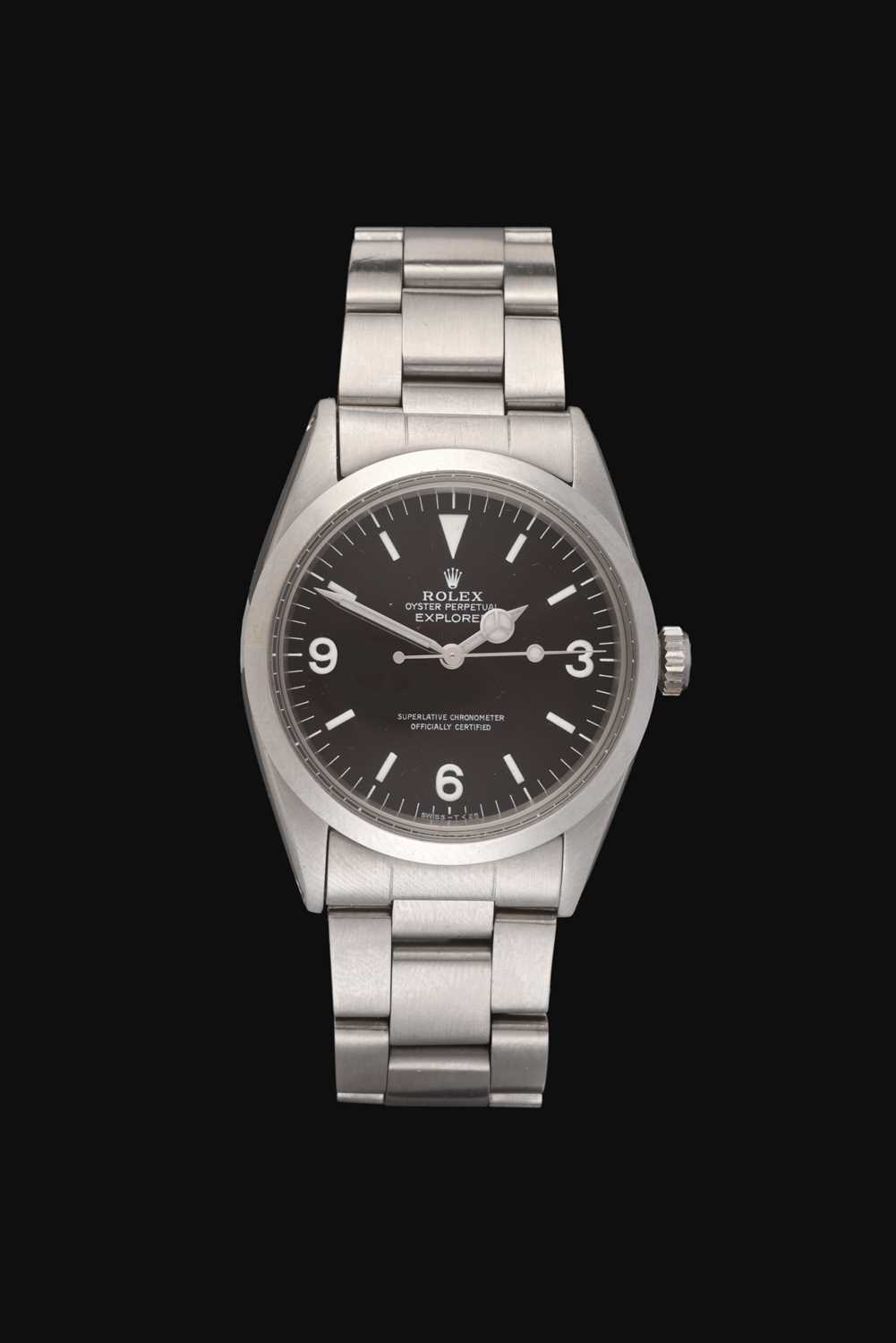 Lot 2115 - Rolex: A Fine Stainless Steel Automatic Centre Seconds Wristwatch