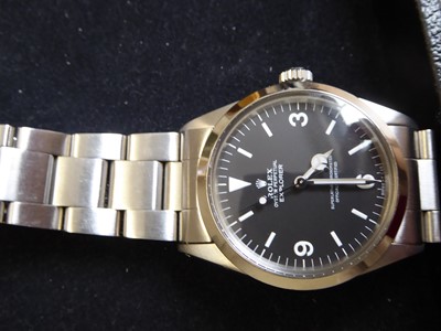 Lot 2115 - Rolex: A Fine Stainless Steel Automatic Centre Seconds Wristwatch