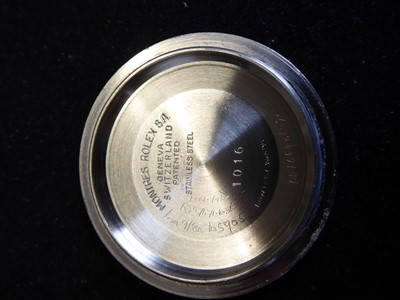 Lot 2115 - Rolex: A Fine Stainless Steel Automatic Centre Seconds Wristwatch
