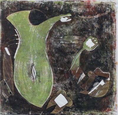 Lot 1115 - Bonnie Brown (b.1952) Abstract forms Pencil...