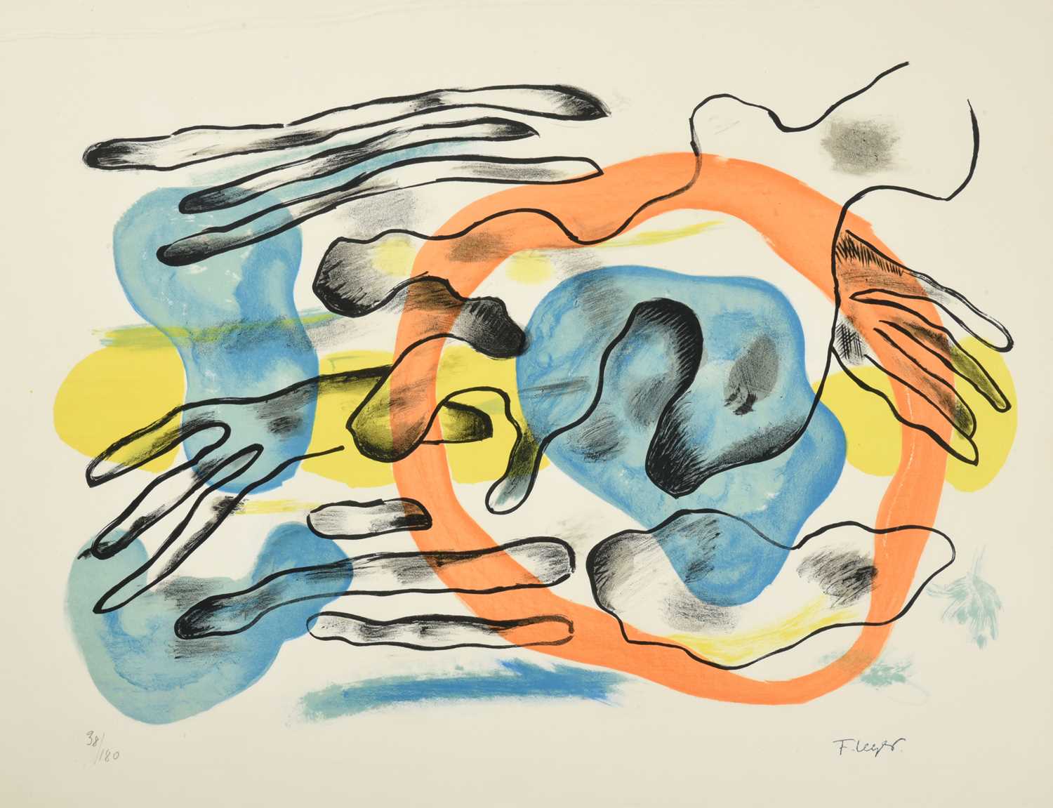 Lot 1035 - Fernand Léger (1881-1955) "Les Nuages"...