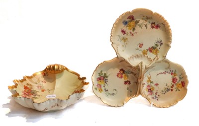 Lot 25 - Royal Worcester blush ivory dishes to include...