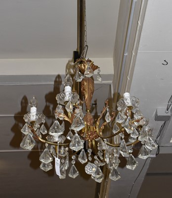 Lot 1297 - A six branch chandelier