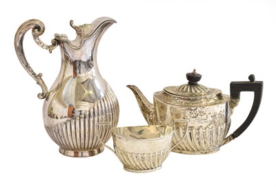 Lot 56 - A Victorian Silver Teapot and Sugar-Bowl, by...