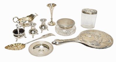 Lot 78 - A Collection of Assorted Silver, including: an...