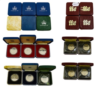 Lot 126 - 6 x Elizabeth II, Silver Proof Crowns,...