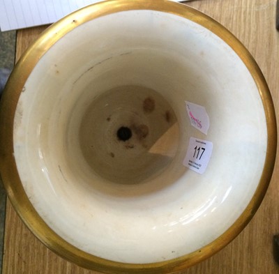 Lot 117 - A Miles Mason campana shaped vase, circa 1810,...