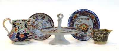 Lot 79 - An early 19th century Spode Imari egg stand, a...