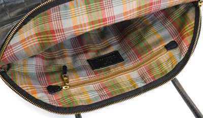 Lot 2252 - Mulberry Black Leather Shoulder Bag, with...