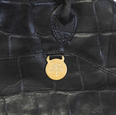 Lot 2252 - Mulberry Black Leather Shoulder Bag, with...