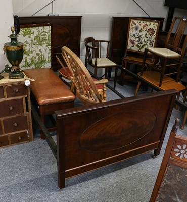 Lot 1258 - A pair of Edwardian mahogany Heal & Sons...