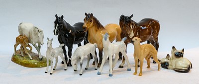 Lot 69 - A Royal Doulton model of a mare and foal,...