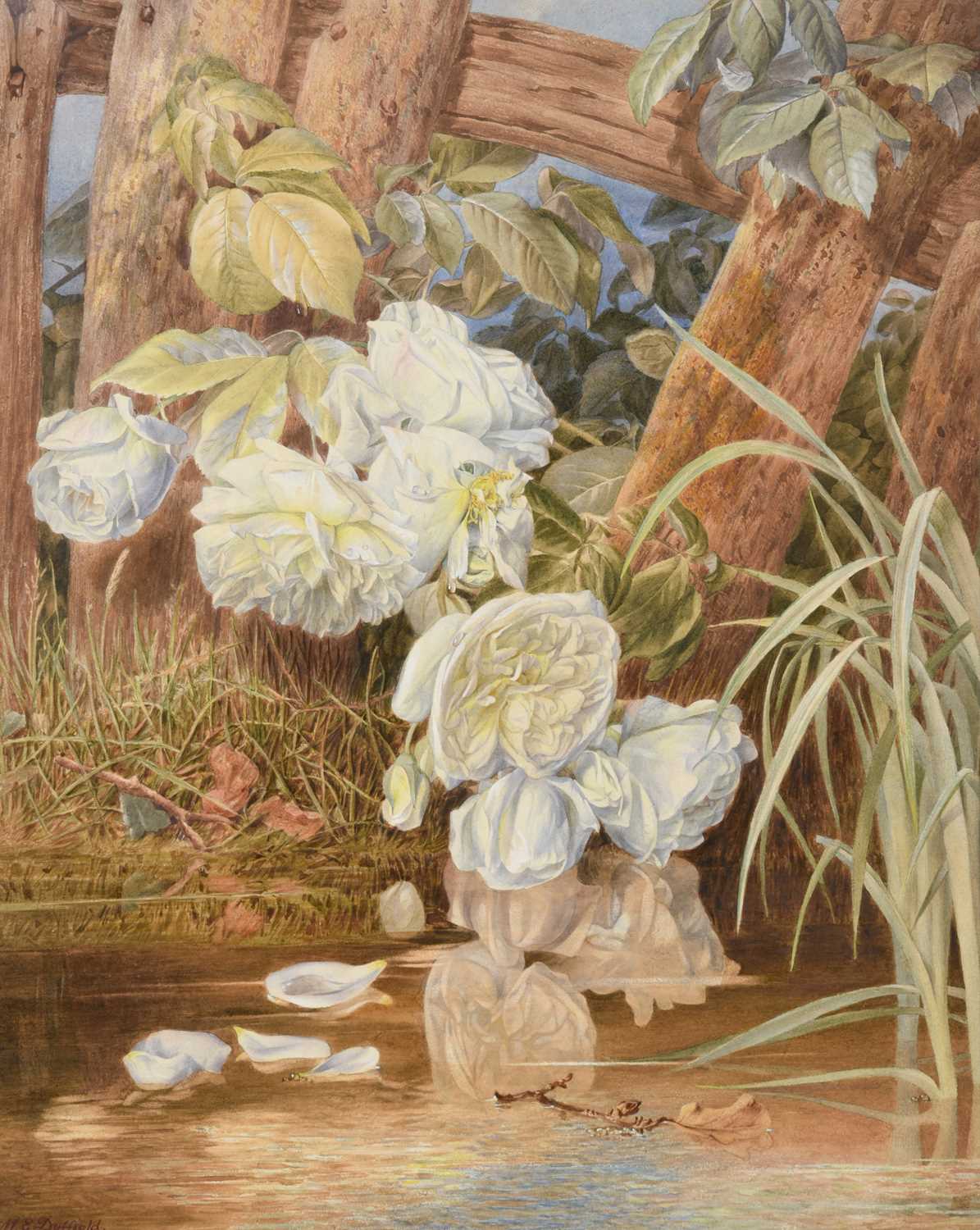 Lot 208 - Mary Elizabeth Duffield (1819-1914) Still life...