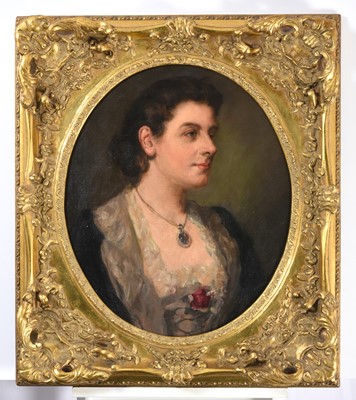 Lot 135 - British School (19th century) Portrait of a...