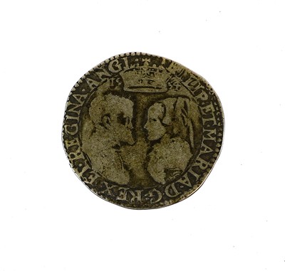 Lot 82 - ♦Philip and Mary, Shilling 1554, busts face to...